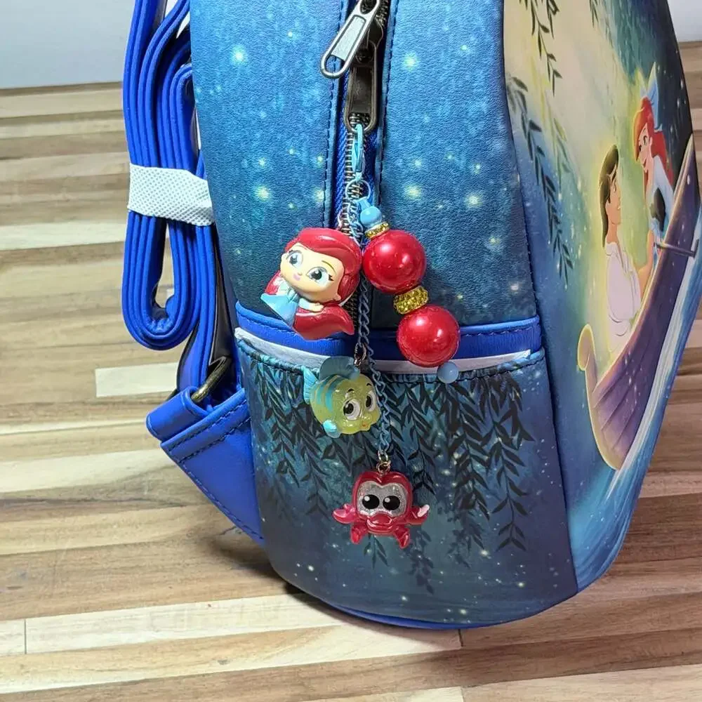 Disney Doorables The Little Mermaid Beaded Keychain Bag Charm